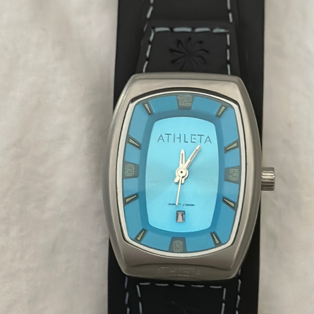 Athleta watch. Leather band
